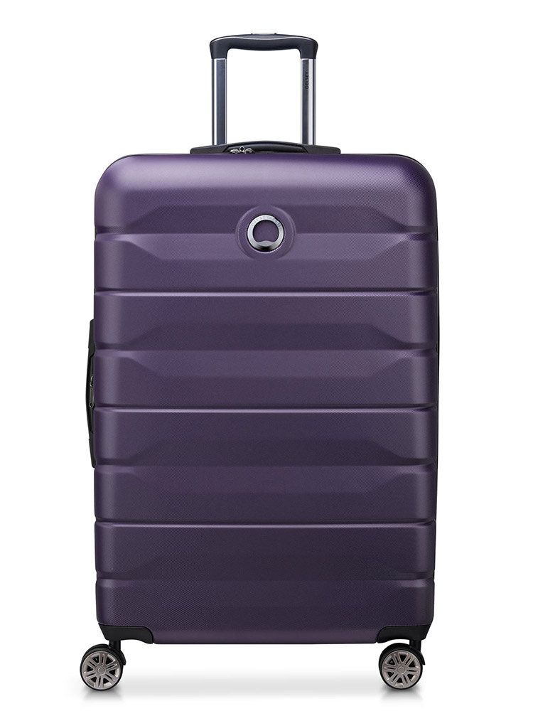 Delsey - Air Armour 77 Expandable - Mörklila resväska expanderbar