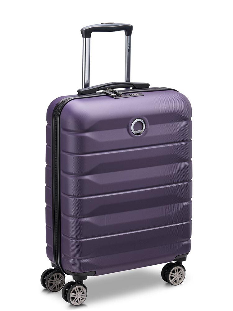 Delsey - Air Armour 55 Slim - Mörklila kabinväska