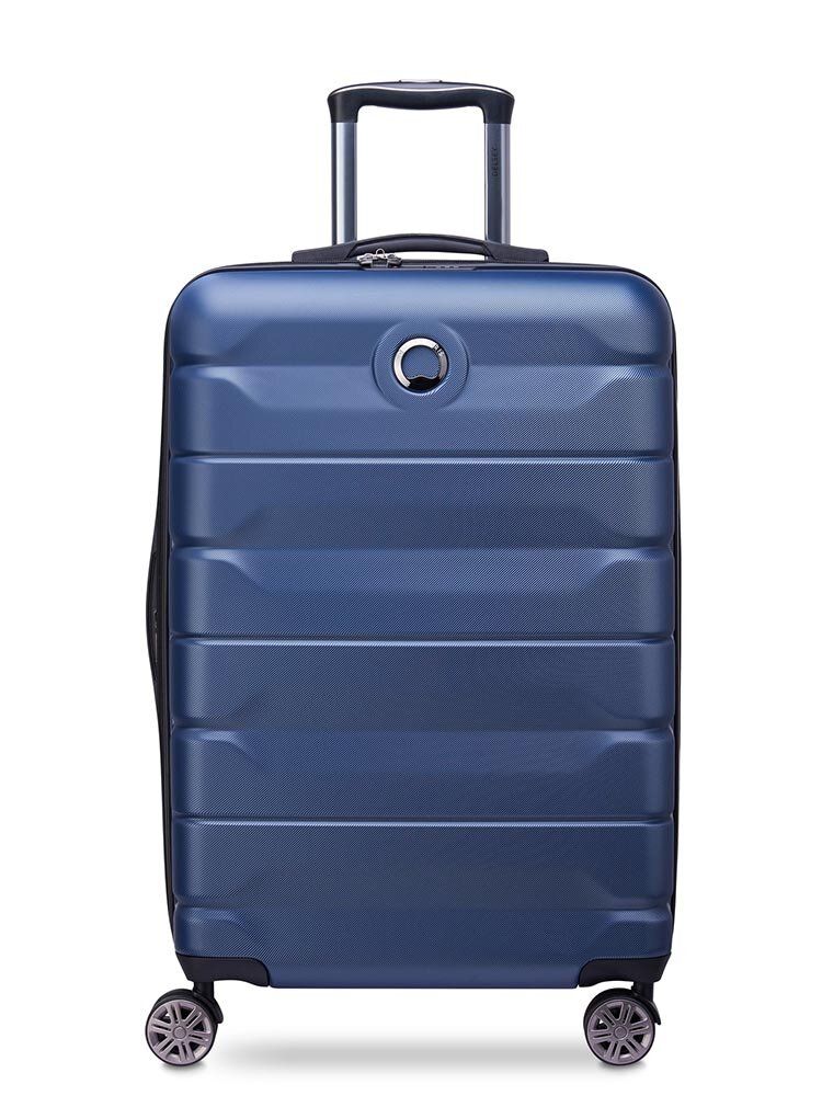 Delsey - Air Armour 68 Expandable - Mörkblå resväska expanderbar