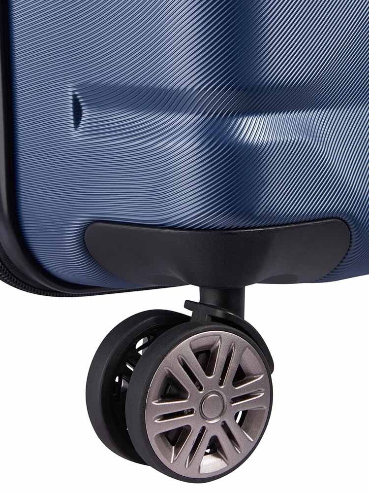 Delsey - Air Armour 68 Expandable - Mörkblå resväska expanderbar