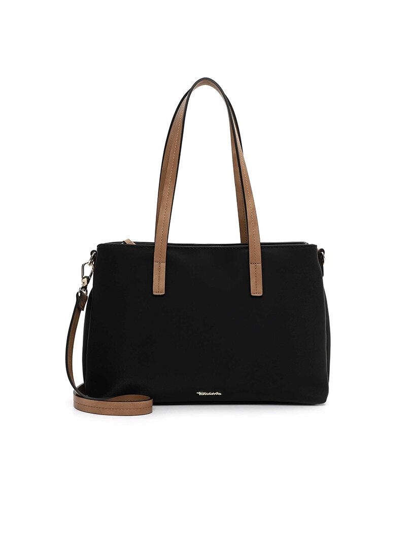 Tamaris bags - Gertraud City Shopper M - Svart handväska i tvåfärgat utförande