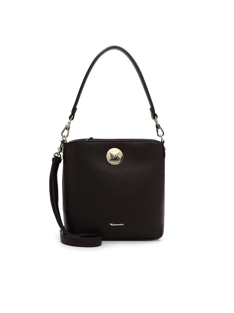 Tamaris bags - Gladis Pouch S - Mörkbrun handväska i mjuk PU med struktur