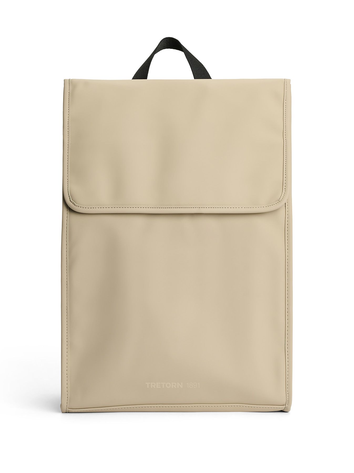Tretorn - Wings Daypack - Ljusbeige vädertålig ryggsäck i smidig PU