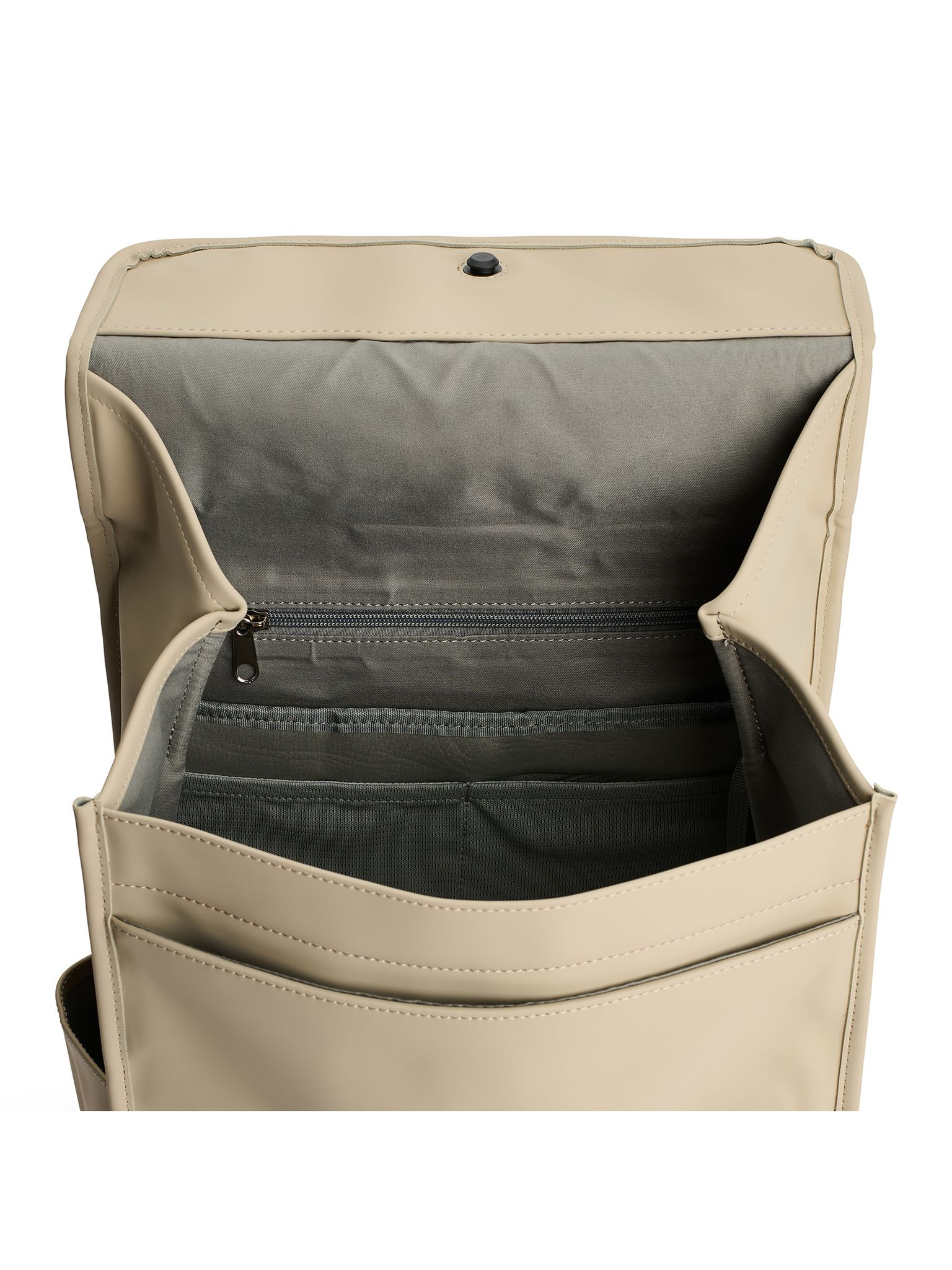 Tretorn - Wings Daypack - Ljusbeige vädertålig ryggsäck i smidig PU