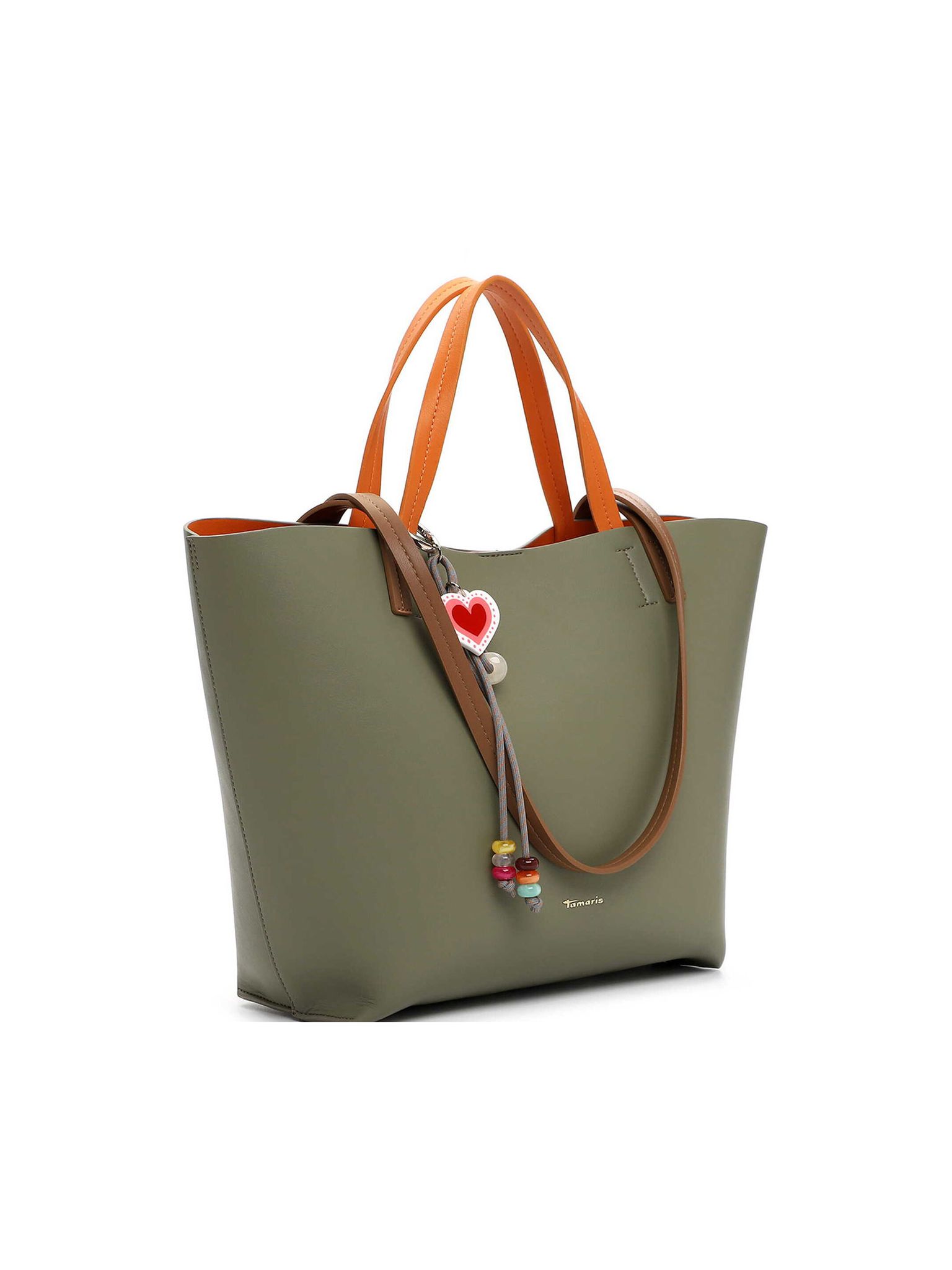 Tamaris Bags - Keshia Cityshopper L - Grön minimalistisk stor väska - två i en