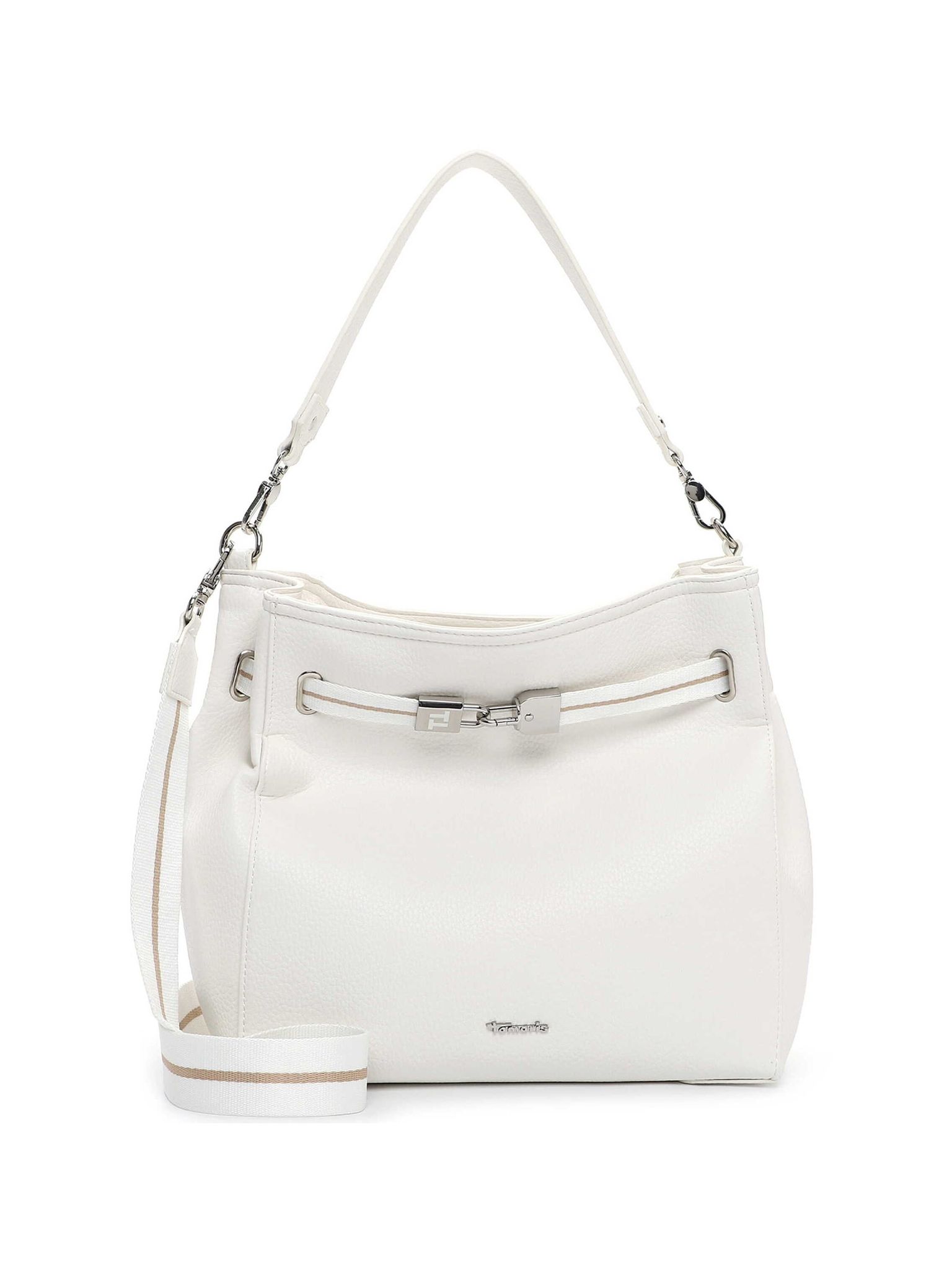 Tamaris Bags - Kirima SC handbag M - Vit medium handväska i mjuk skinnimitation