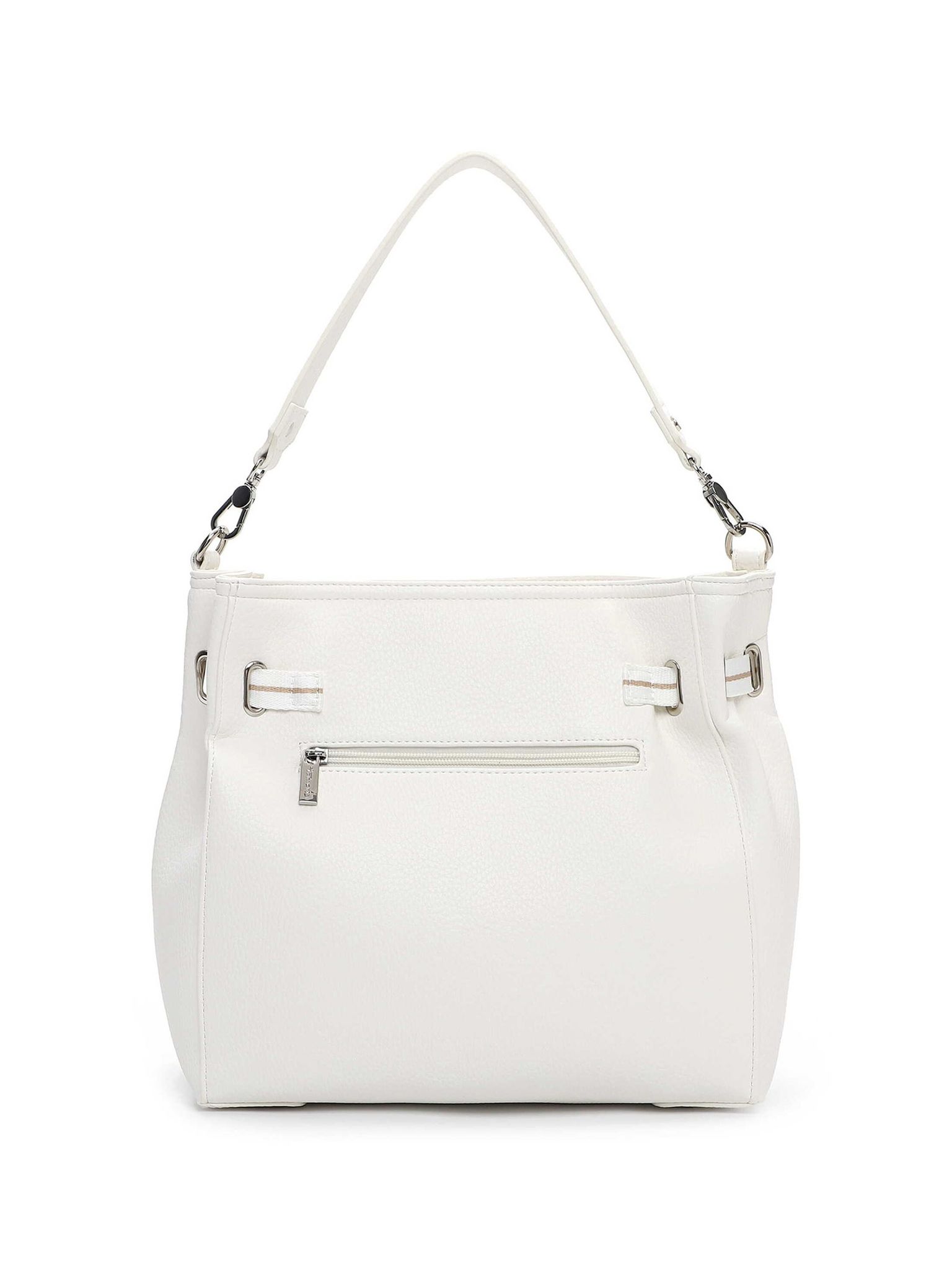 Tamaris Bags - Kirima SC handbag M - Vit medium handväska i mjuk skinnimitation