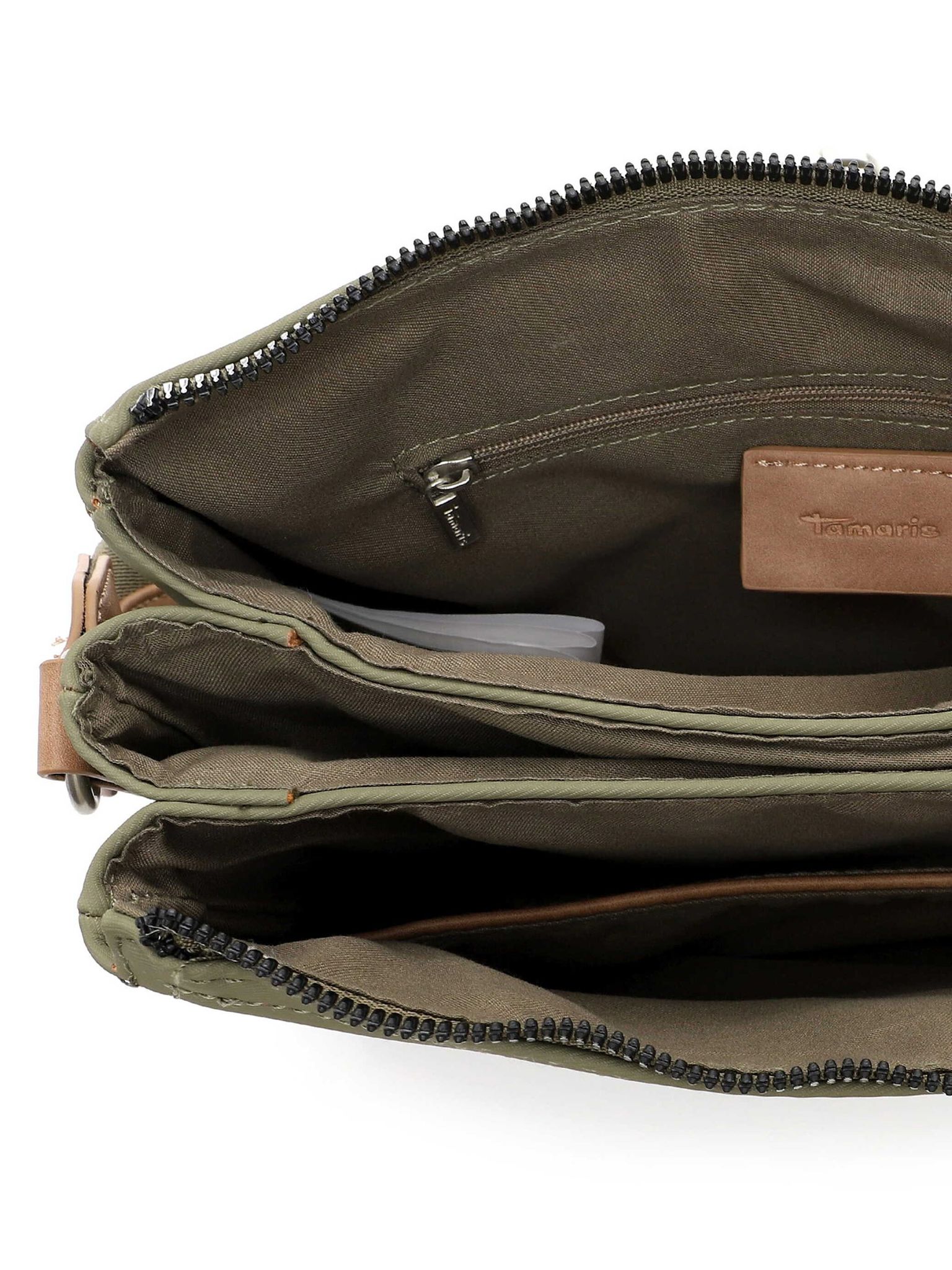 Tamaris Bags - Kirsten handbag M - Grön handväska med dragkedja