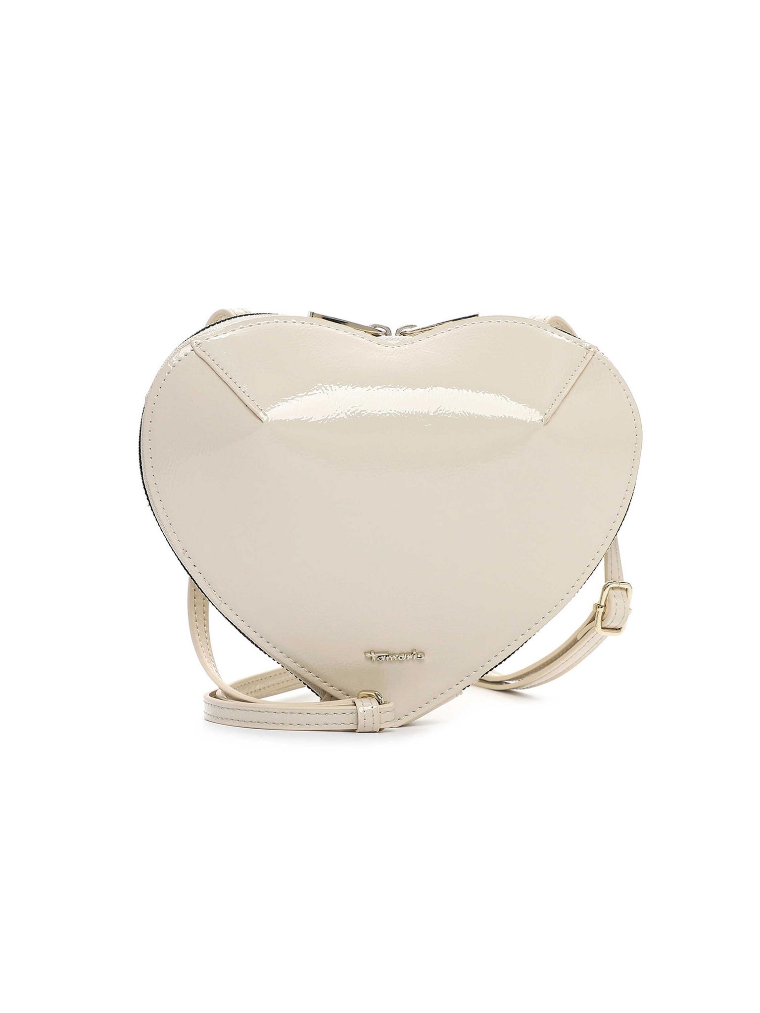 Tamaris Bags - Kimberlie Small - Ljusbeige hjärtformad liten handväska