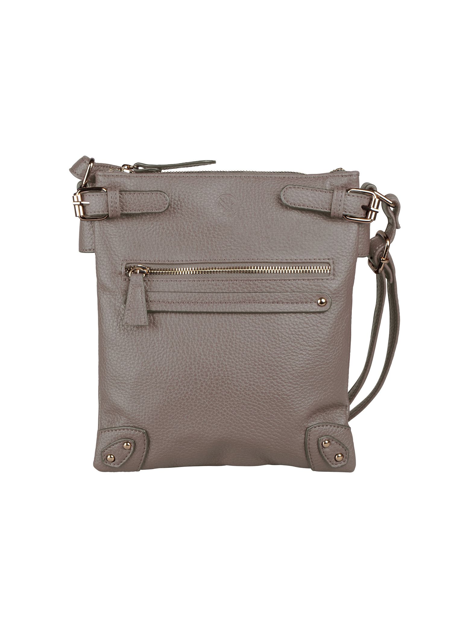 NYPD - Beige Axelremsväska med många fack