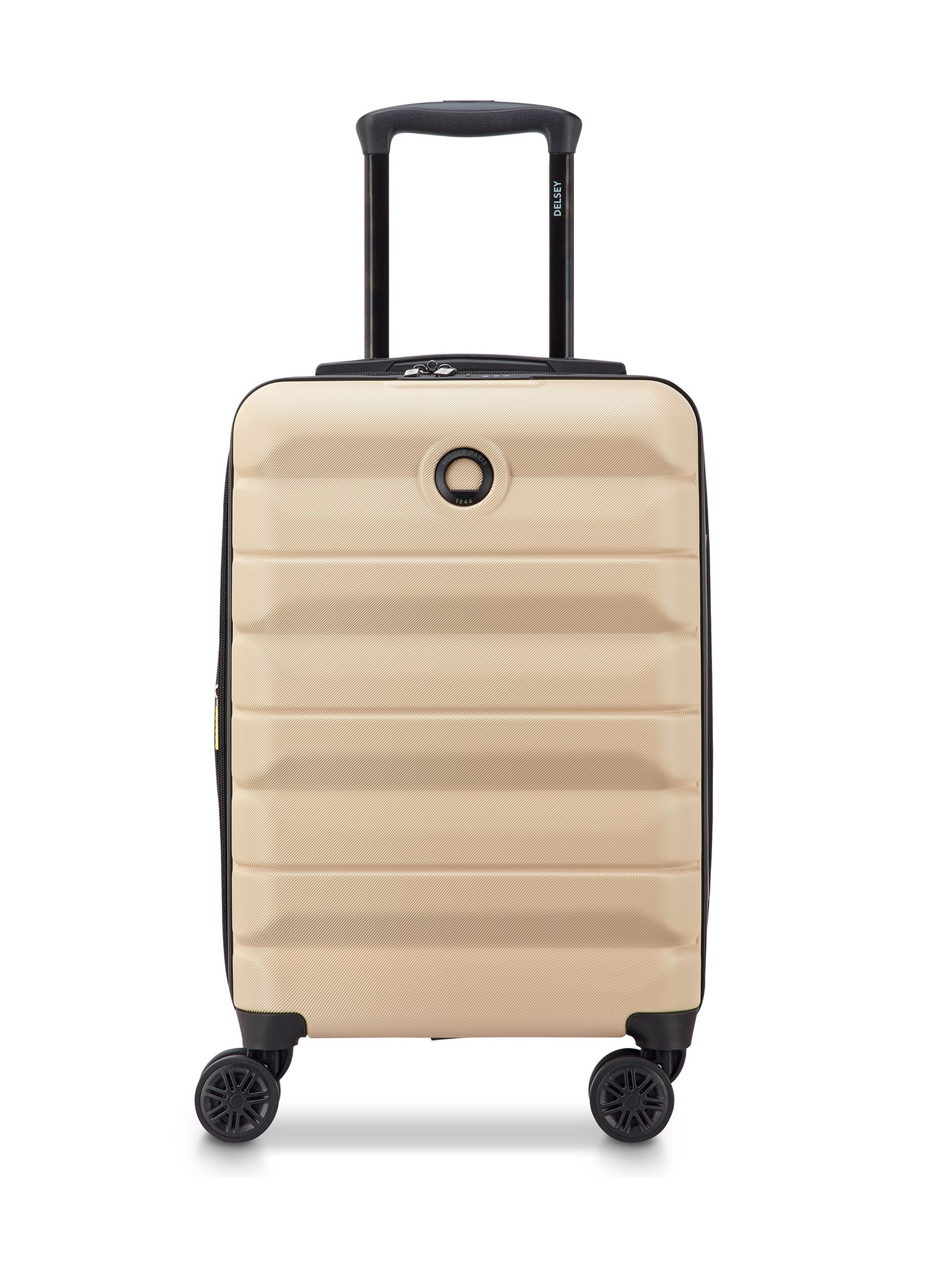 Delsey - Air Armour 55 Slim - Ljusbeige Slim kabinväska expanderbar