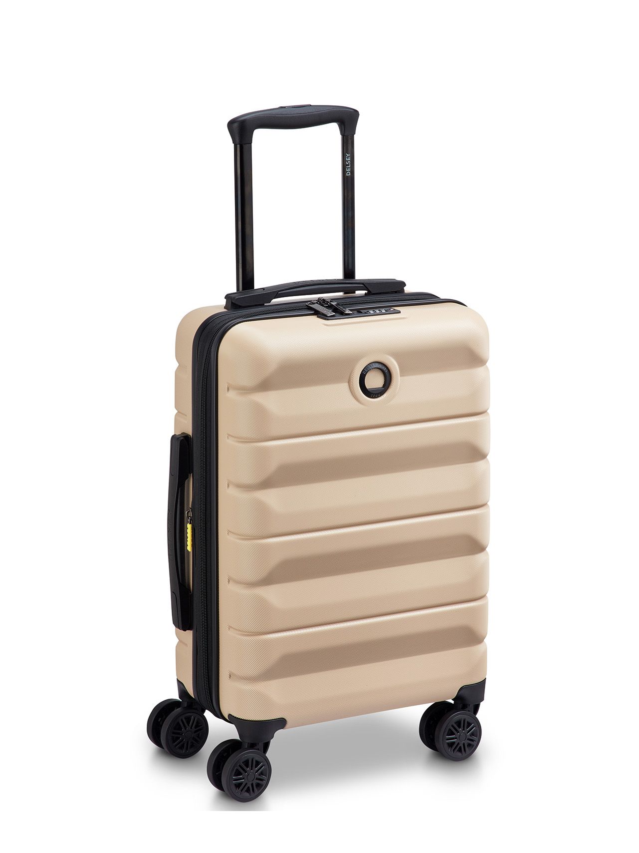 Delsey - Air Armour 55 Slim - Ljusbeige Slim kabinväska expanderbar