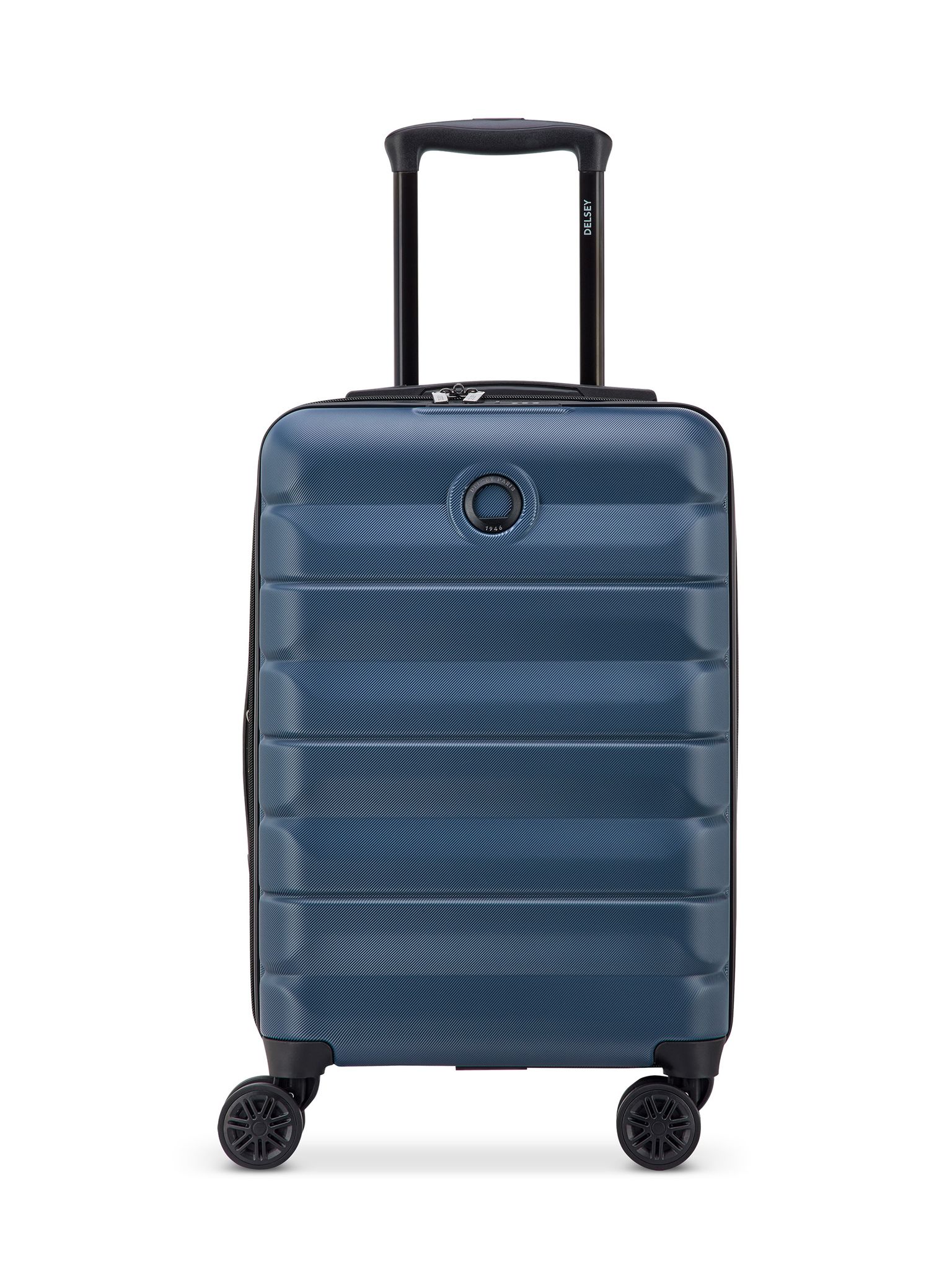 Delsey - Air Armour 55 Slim Kabin Exp. - Blå Slim kabinväska expanderbar