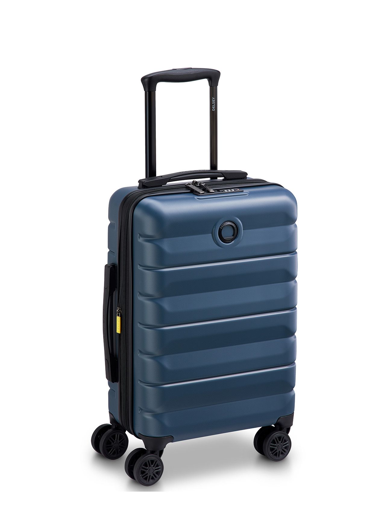 Delsey - Air Armour 55 Slim Kabin Exp. - Blå Slim kabinväska expanderbar