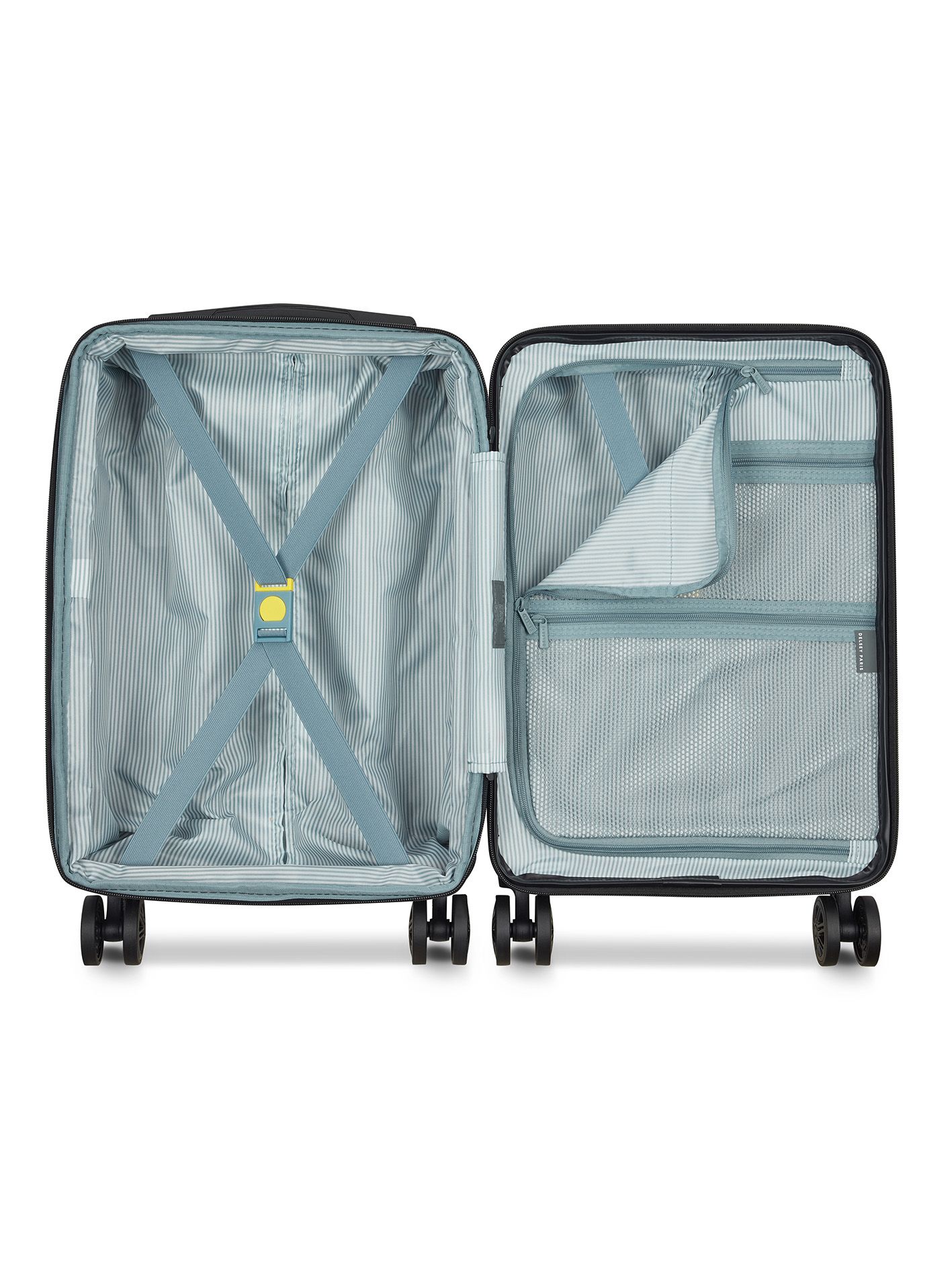Delsey - Air Armour 55 Slim Kabin Exp. - Ljusgrön Slim kabinväska expanderbar