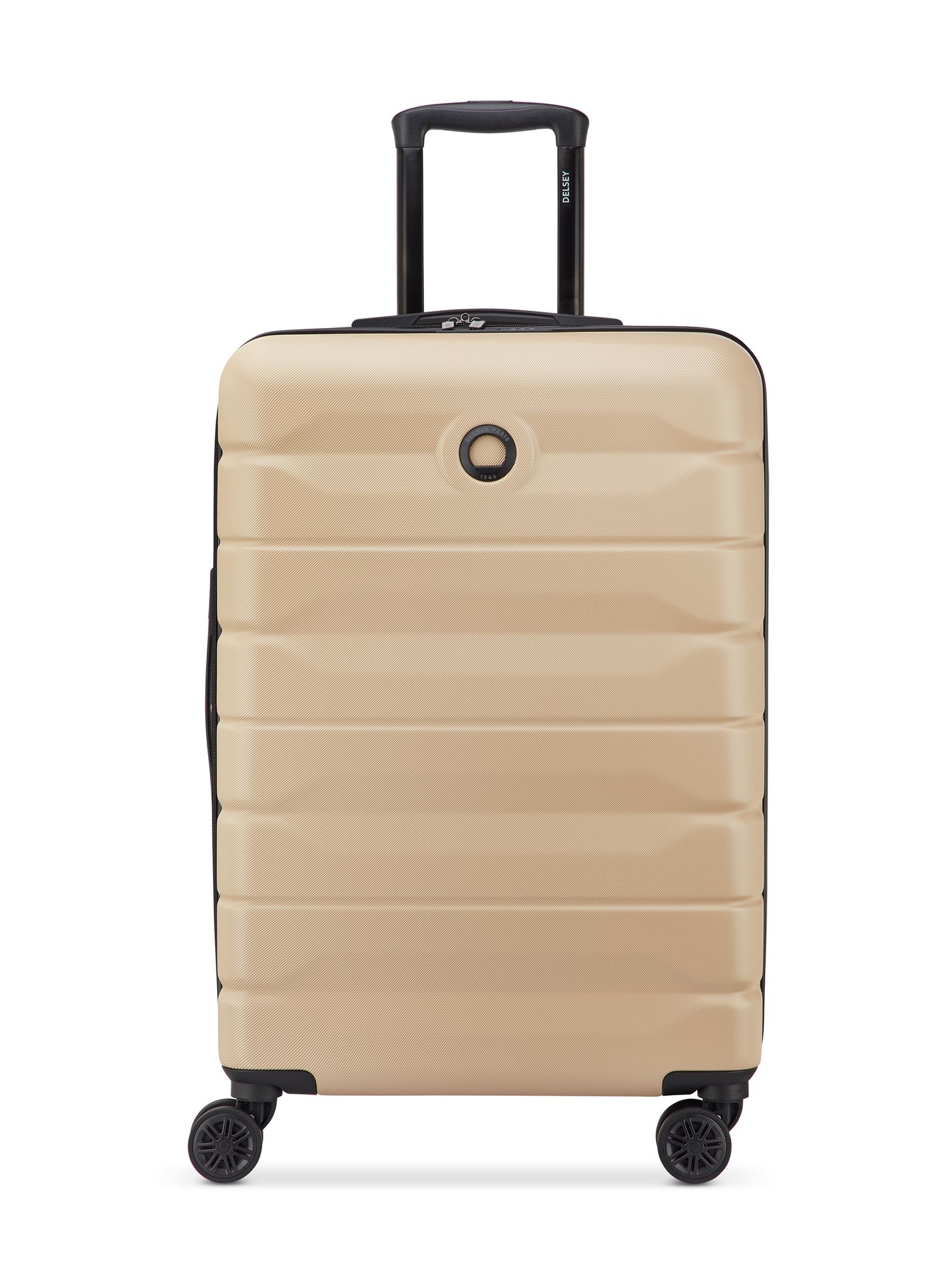 Delsey - Air Armour 68 M Exp. - Ljusbeige resväska M expanderbar