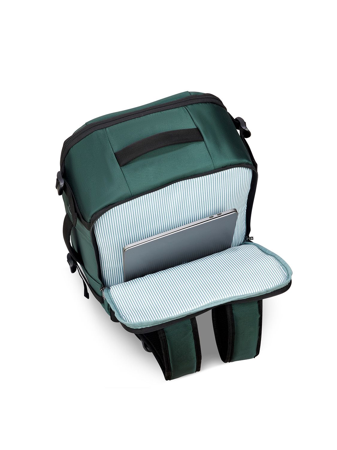 Delsey - Dita BP Underseater - Mörkgrön ryggsäck för under sätet