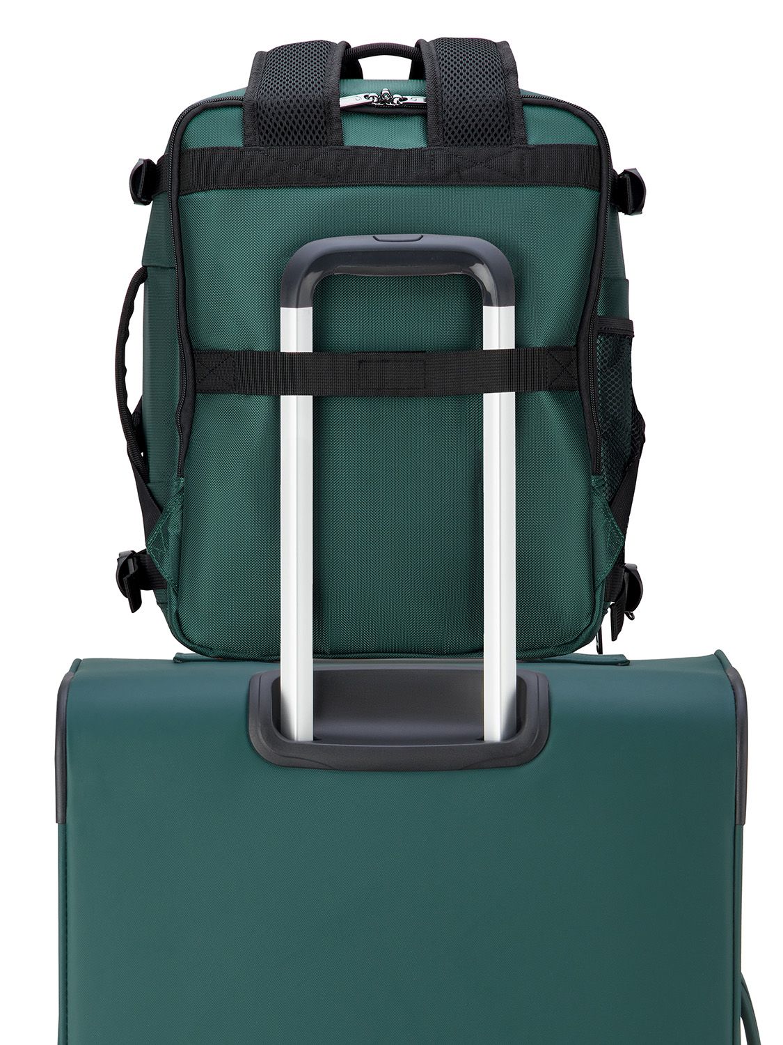 Delsey - Dita BP Underseater - Mörkgrön ryggsäck för under sätet