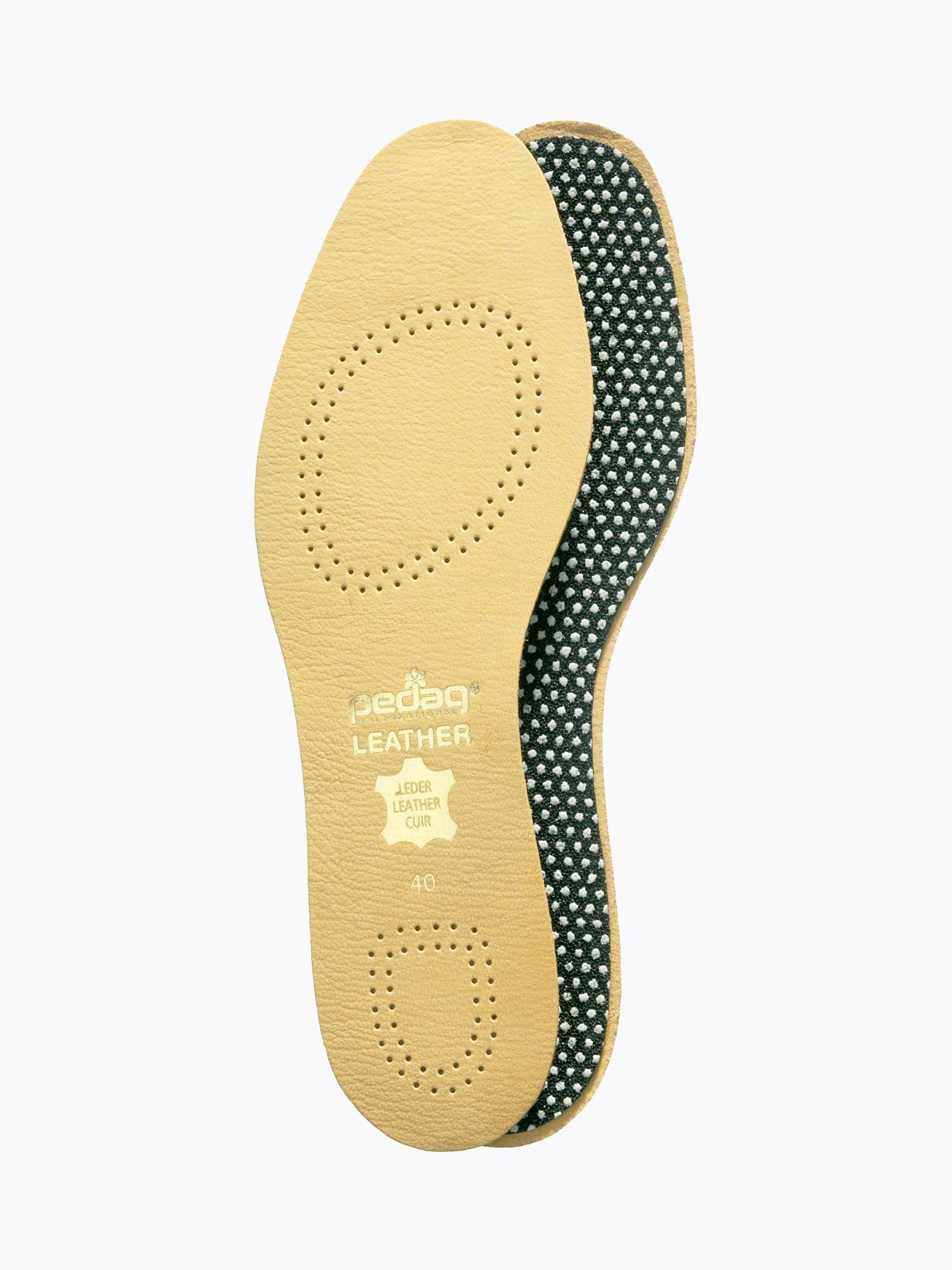 Pedag - Leather - Lädersula med aktivt kol