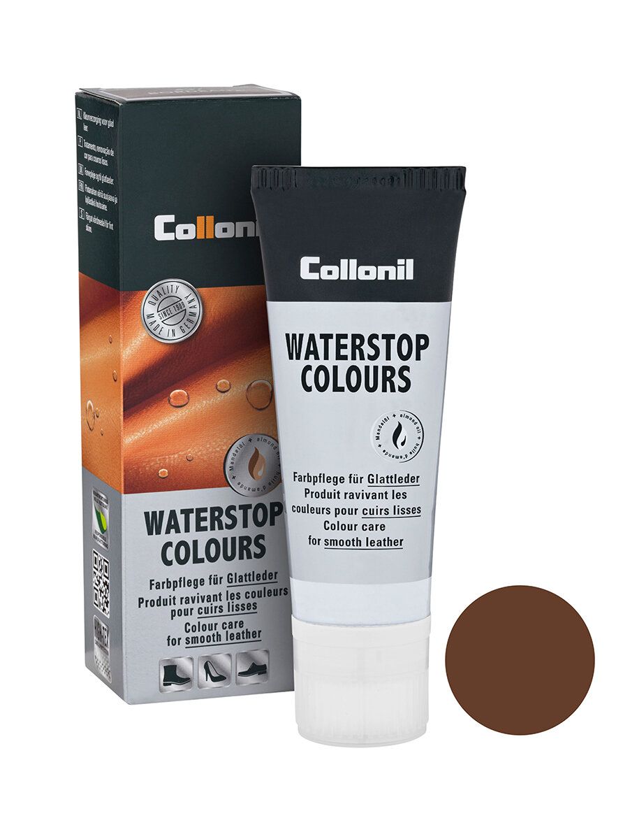 Collonil - Waterstop Colours - Mellanbrun skokräm