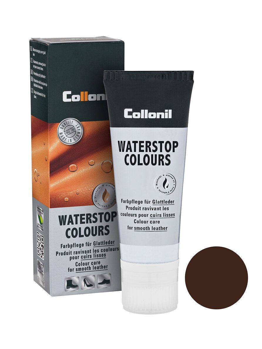Collonil - Waterstop Colours - Mörkbrun skokräm