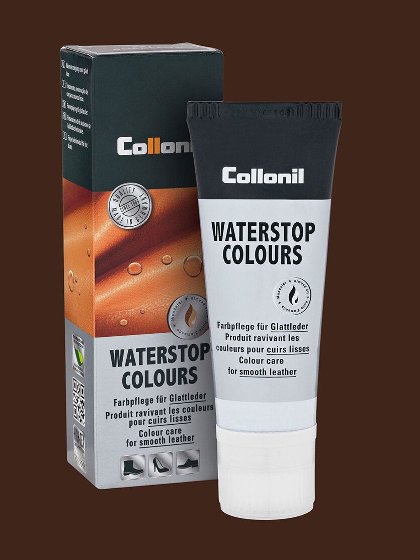 Collonil - Waterstop Colours - Mörkbrun skokräm