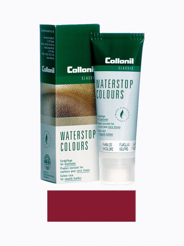 Collonil - Waterstop Colours - Röd skokräm