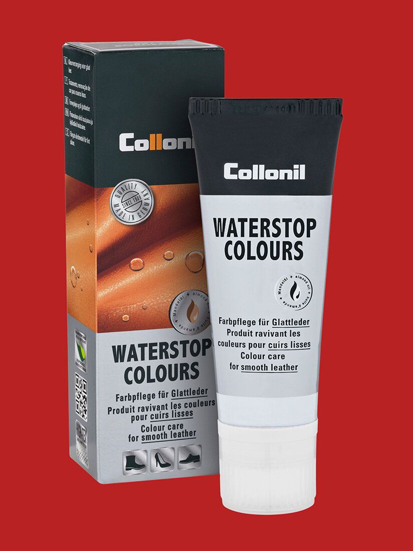 Collonil - Waterstop Colours - Röd skokräm