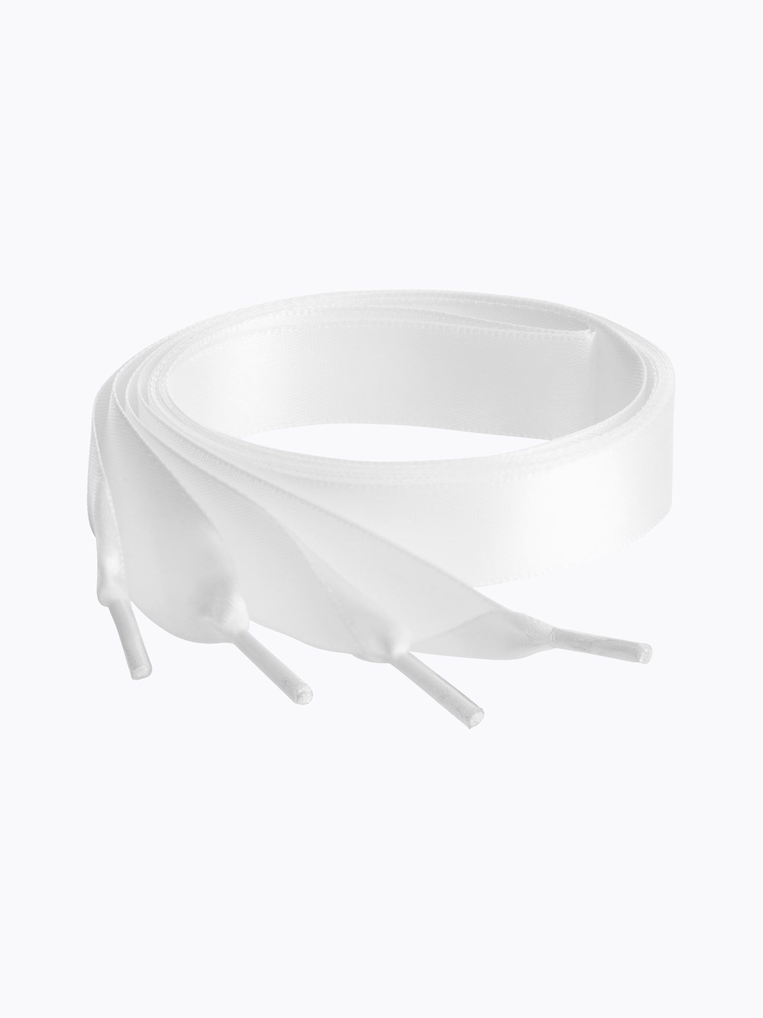 Springyard - Satin 16.0 - Vita platta satinskosnöre