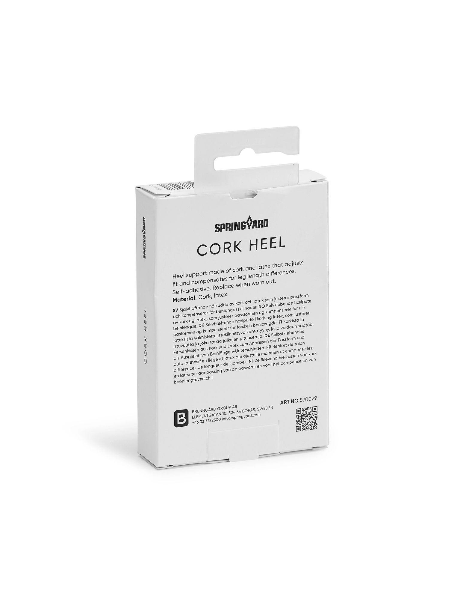 Springyard - Cork Heel Medium - Korkhäl