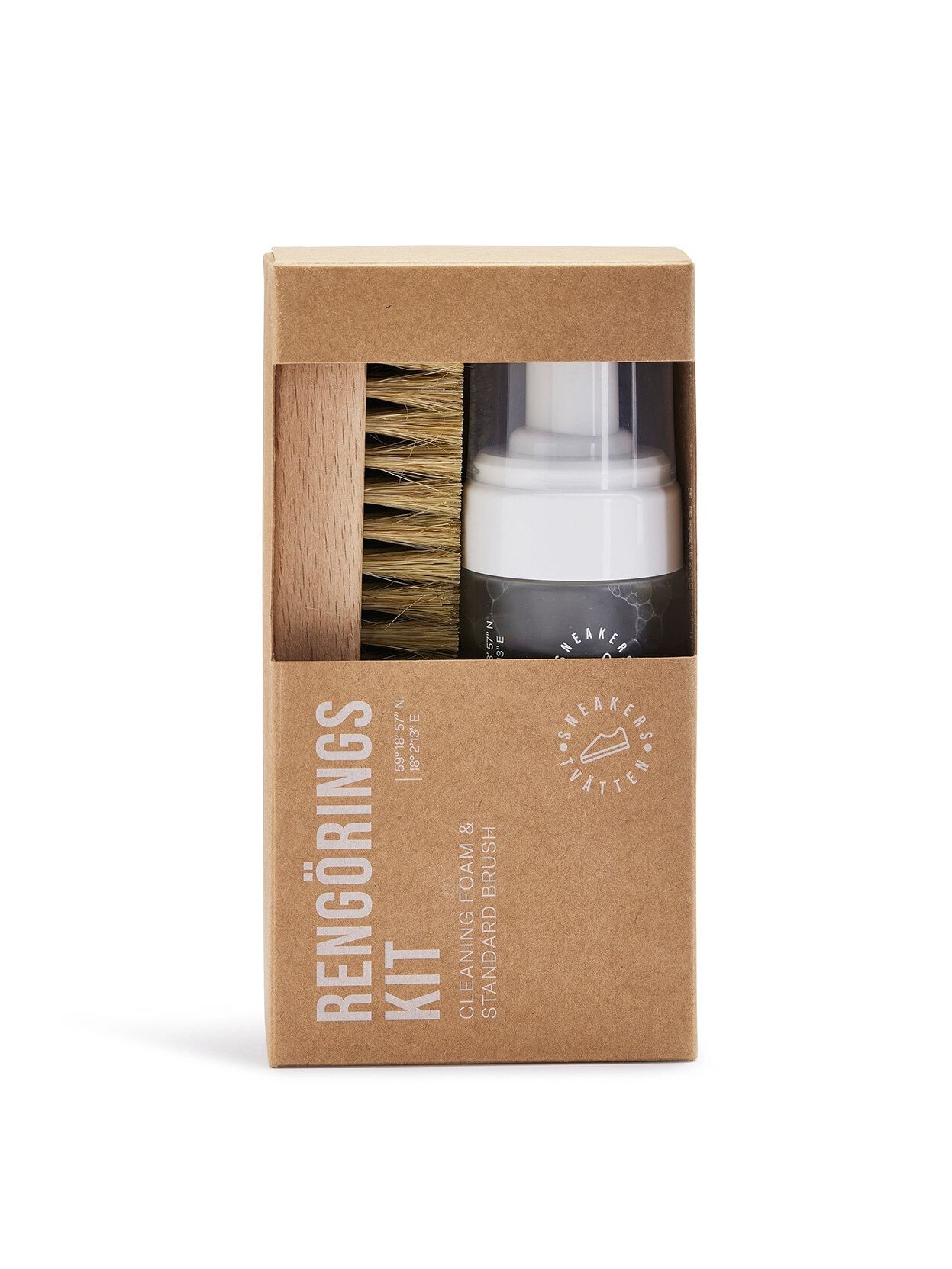 Sneakerstvätten - Rengörings Kit - Rengöringskit skumtvätt och borste