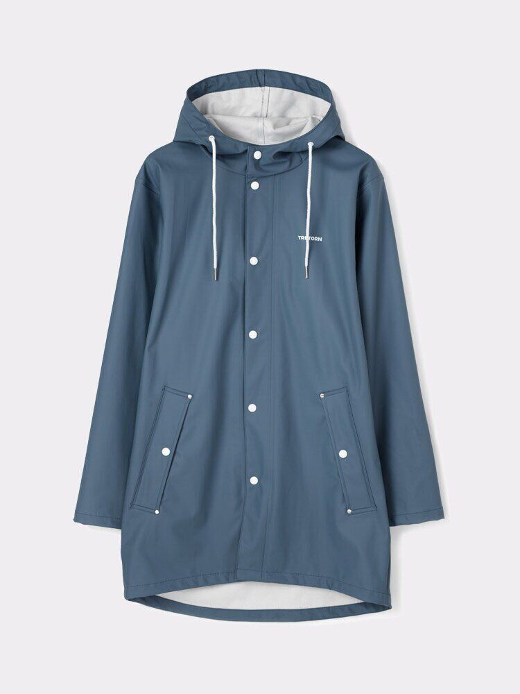 Tretorn - Wings Rainjacket - Ljusblå regnjacka med luva