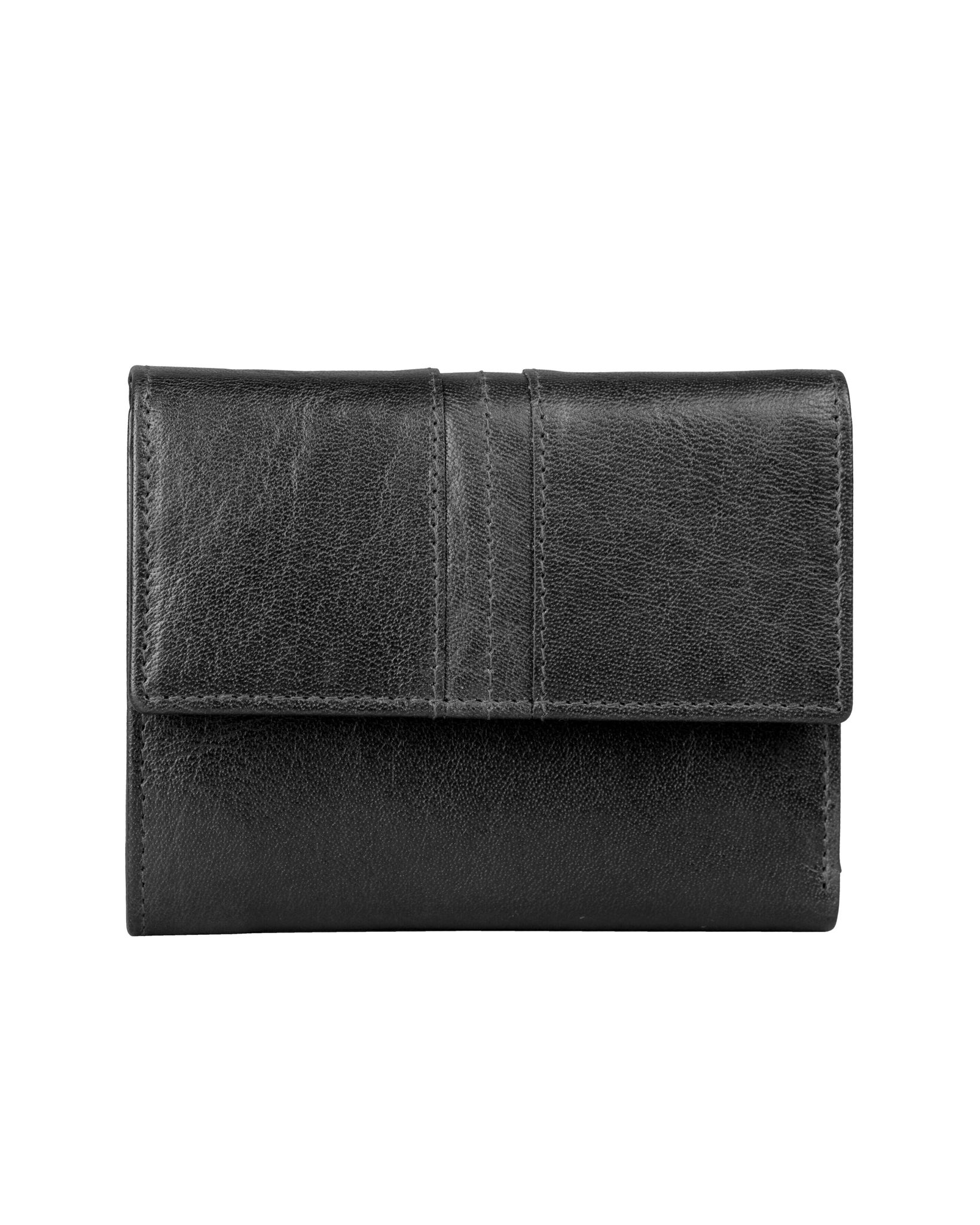 Springfield - Svart plånbok med klaff i skinn