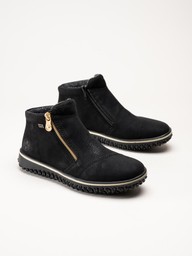 Rieker - Svarta boots med Rieker-Tex