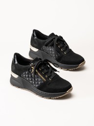 Rieker - Svarta sneakers