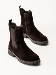 Remonte - Mörkbruna fodrade boots