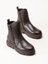 Charlotte of Sweden - Mörkbruna boots