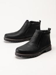 Rieker - Svarta fodrade boots