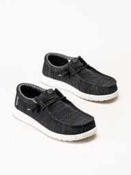 Hey Dude - Wally Strech Sox - Svarta slip on skor
