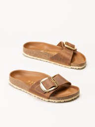 Birkenstock - Madrid Big Buckle - Bruna sandaler