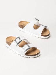 Scholl - Malaren - Vita slip in sandaler