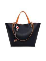 Tamaris Bags - Keshia Cityshopper L - Mörkblå minimalistisk stor väska - två i en