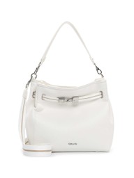 Tamaris Bags - Kirima SC handbag M - Vit medium handväska i mjuk skinnimitation