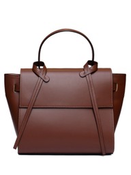 Latalia - Arezzo Bag - Brun handväska i skinn