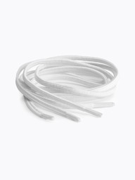 Springyard - Flat Elastic 4.5 - Vitt elastiskt skosnöre