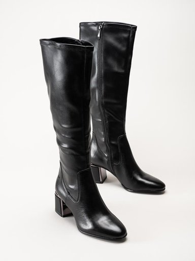 Tamaris - Svarta stövlar med klack