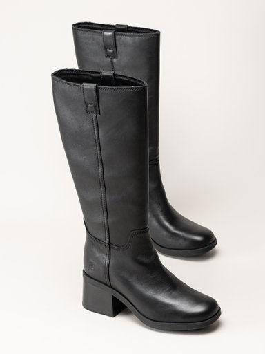 Timberland - Svarta skinnstövlar