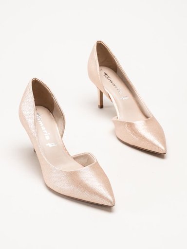 Tamaris - Rosametallic pumps