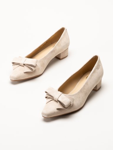 Dasia - Verbena - Beige pumps i mocka