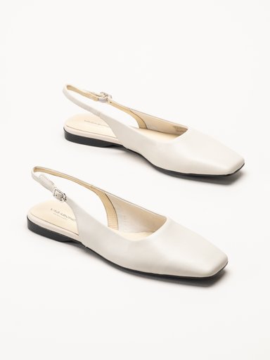 Vagabond - Delia - Offwhite slingback pumps